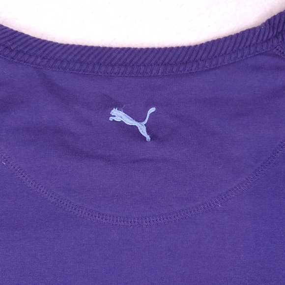 PUMA Purple Cotton Crew Neck Dry Cell Sweater - Picture 5 of 7